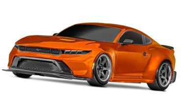 TRX105237-4-CPR  TRAXXAS 4-TEC Ford Mustang schwarz 1/10 Drift RTR Brushed